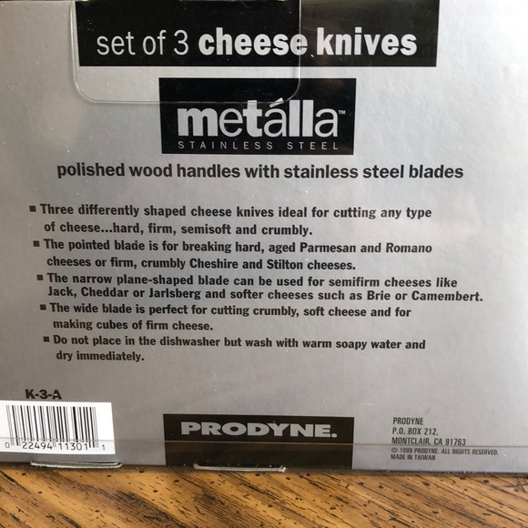 NEW Stainless Steel Vintage Cheese Knives - Picture 3 of 7